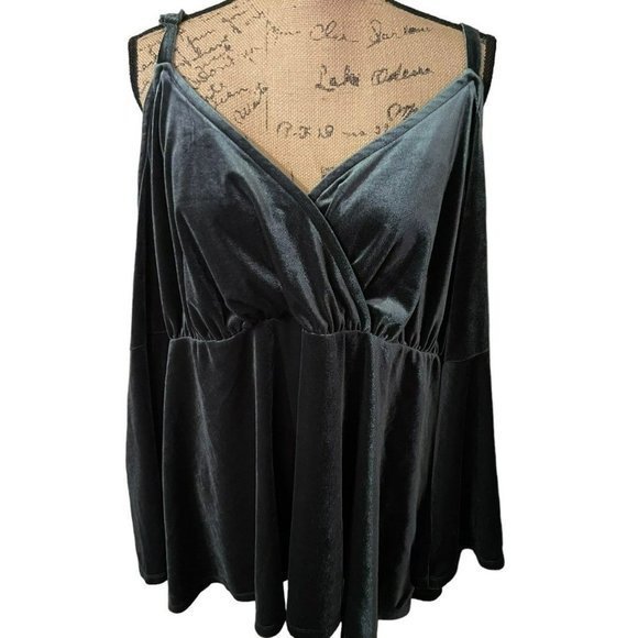 Torrid‎ Velvet Plus Size Top - Picture 2 of 6